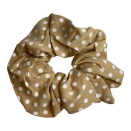 СКРЪНЧ - ластик за коса 11см/4.5см,No 26702, бежов