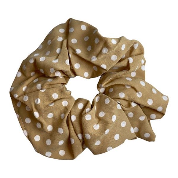 СКРЪНЧ - ластик за коса 11см/4.5см,No 26702, бежов