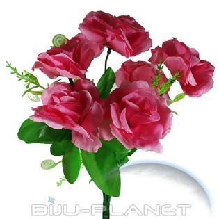 ИЗКУСТВЕНИ ЦВЕТЯ РОЗИ No1067 розови
