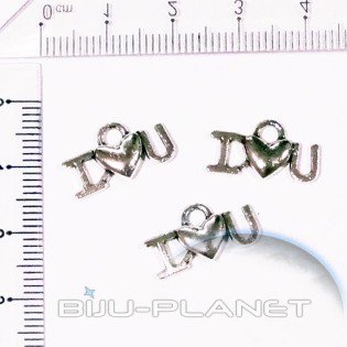 Надпис "I love u" No6641 -10бр