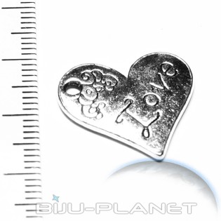 Сърце висулка Love No4479 -4бр